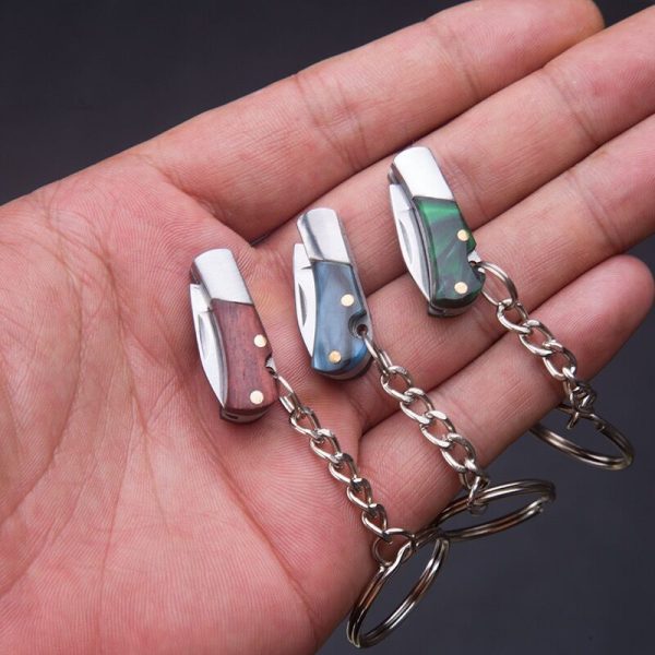 Split Express Folding Knife Pocket Keychain Knife