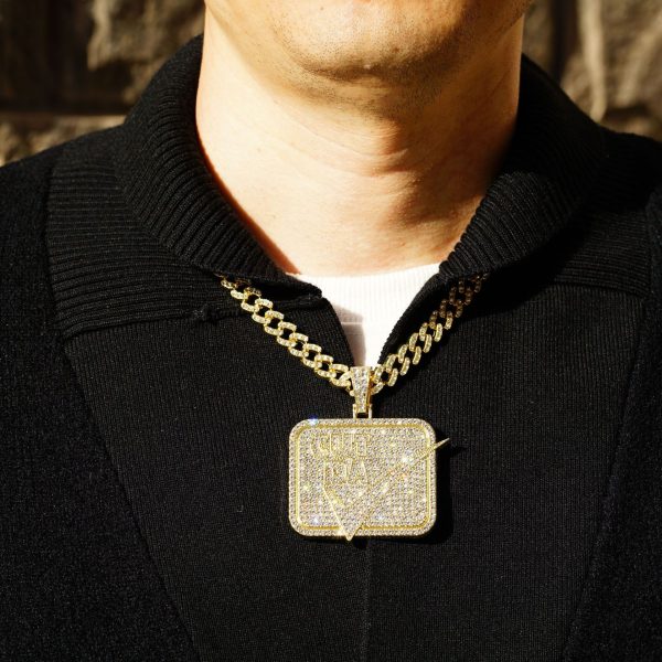 Cross-border Hot Hip Hop Cool Domineering Punk Necklace Items Personality Hipster