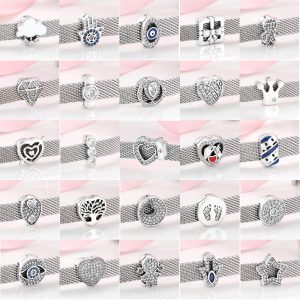 Watch Chain Clip Beads S925 Sterling Silver Hollow Zircon Beads Bracelet DIY Accessories