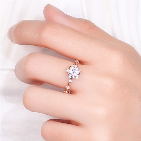 Sweet Retro Lace Micro Setting Ring