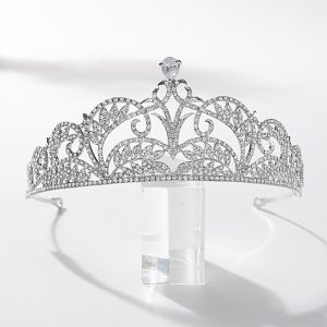 High-end Luxury Bridal Zircon Big Crown