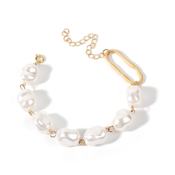 Baroque irregular pearl bracelet