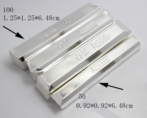 10G Pure Real Fine Silver 0.999 Bullion Bar Scrap Ag Material
