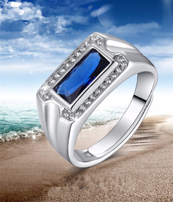 S925 Sterling Silver Jewelry Kyanite Ring Ring