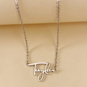 Stainless Steel Necklace Clavicle Chain Music Lovers Gift