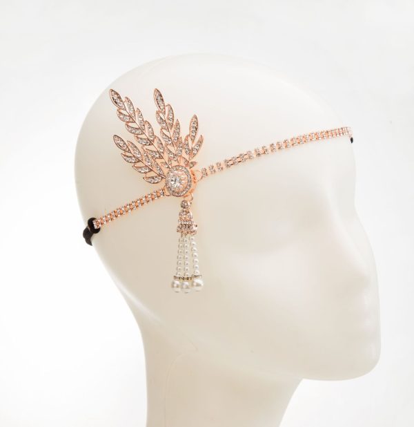 Pearl necklace tiara