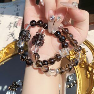 Natural Crystal DIY Original Design Niche Bracelet