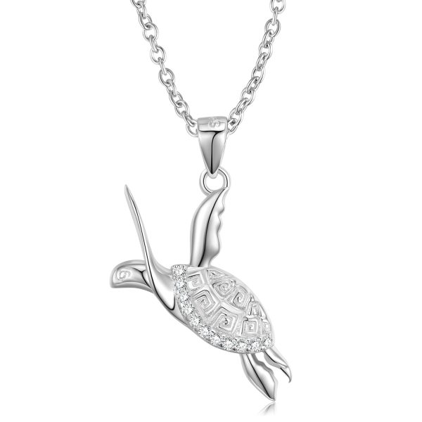 Turtle Necklace Women's Versatile Ins Style S925 Sterling Silver Sterling Silver Collar Chain Sweater Chain Jewelry