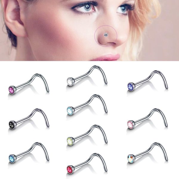 Stainless Steel With Drill Nose Stud