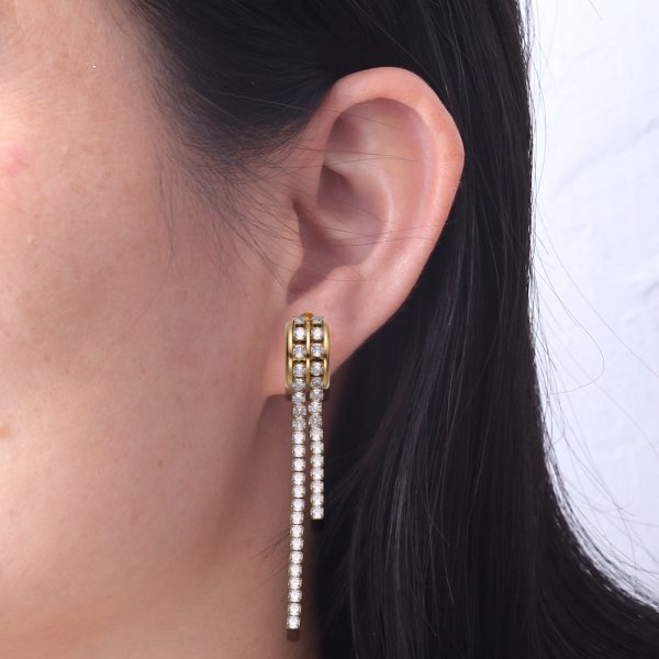 Affordable Luxury Fashion Fashion Retro Semicircle Curved Tassel Earrings