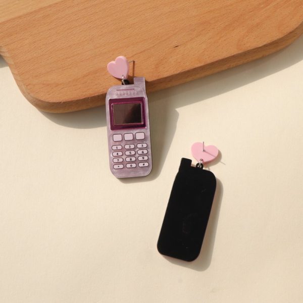 Creative New Acrylic Mobile Phone Earrings