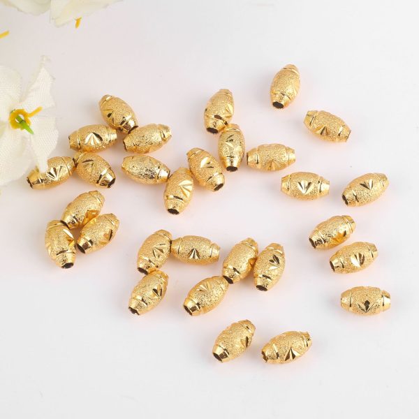 14K Gilded Scattered Beads Lucky Barrel Jewelry