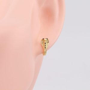 S925 Sterling Silver Creative Personality Fashion Year Of Snake Ear Clip