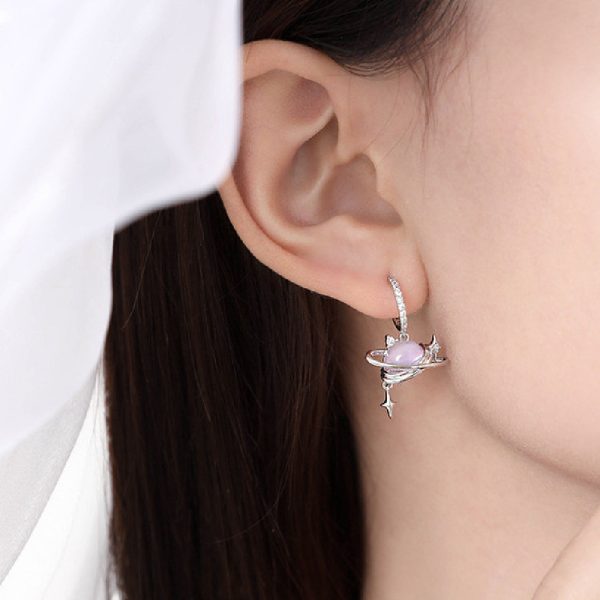 Fashion Personality Planet Earrings Women