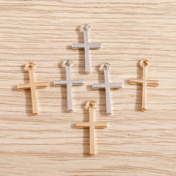 Electroplated Alloy Personality Cross Pendant