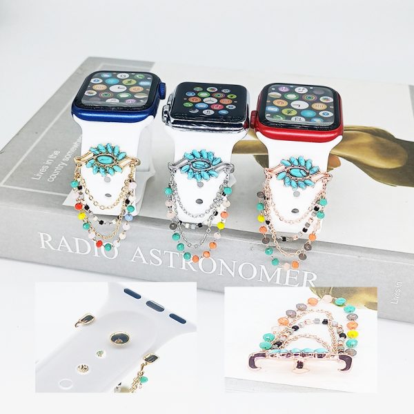 Silicone Watch Decoration Copper Accessories Micro-inlaid Decorative Nails