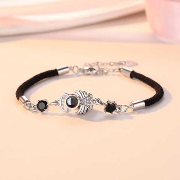 Male And Female Angel Projection Bracelet Wrist Chain