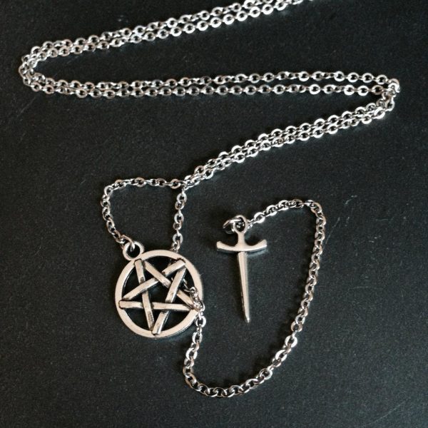 Silver Five-pointed Star Necklace