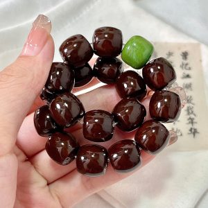 Lucky Bauhinia Tree Solid Seed Light Pearl Bodhi Bracelet