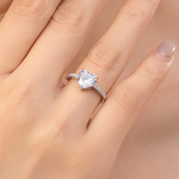 Women's Sterling Silver Love Ring