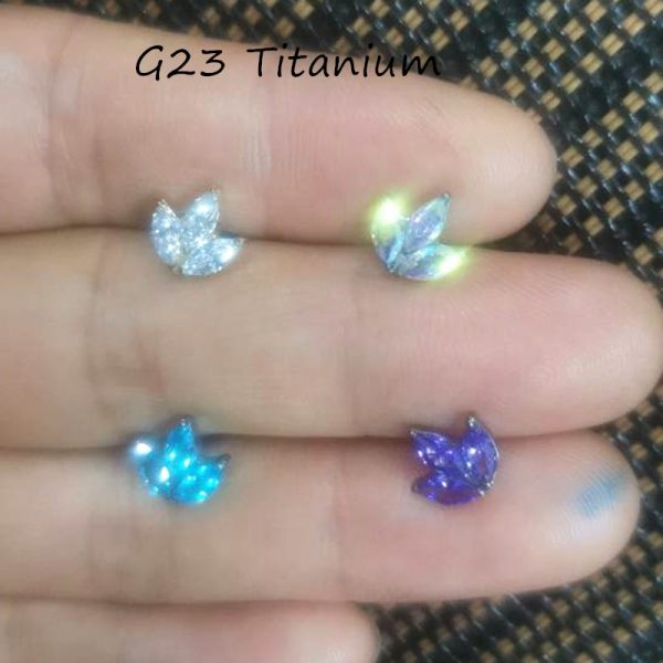 G23 Titanium Alloy Puncture Perforation Ornament Labret Ear Bone Stud