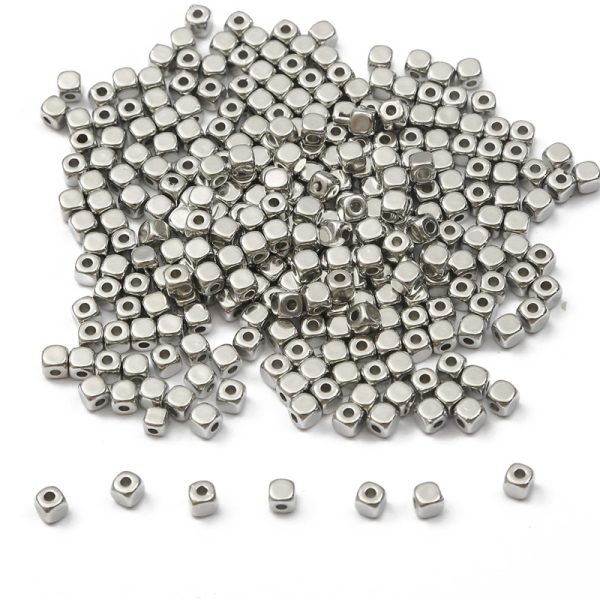 Plastic Spacer Beads Square Accessories