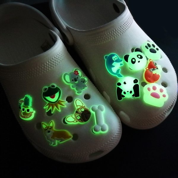Luminous Hole Shoes Accessories Fluorescent Creative Decorations