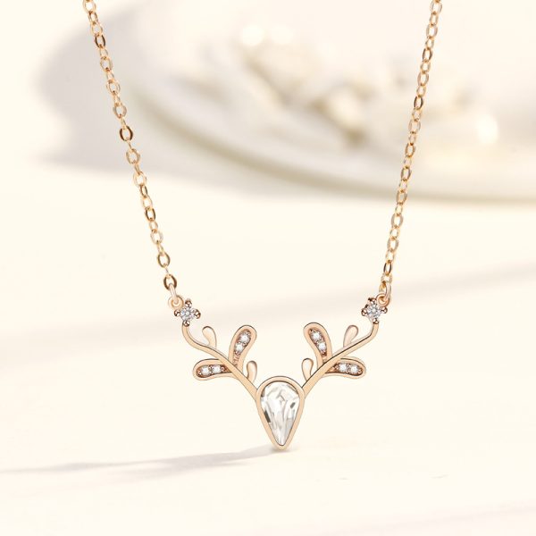 925 Sterling Silver Jewelry Yilu Has You Necklace Female Fashion Trend Pendant Light Luxury Niche Design Sense Ins Clavicle Chain