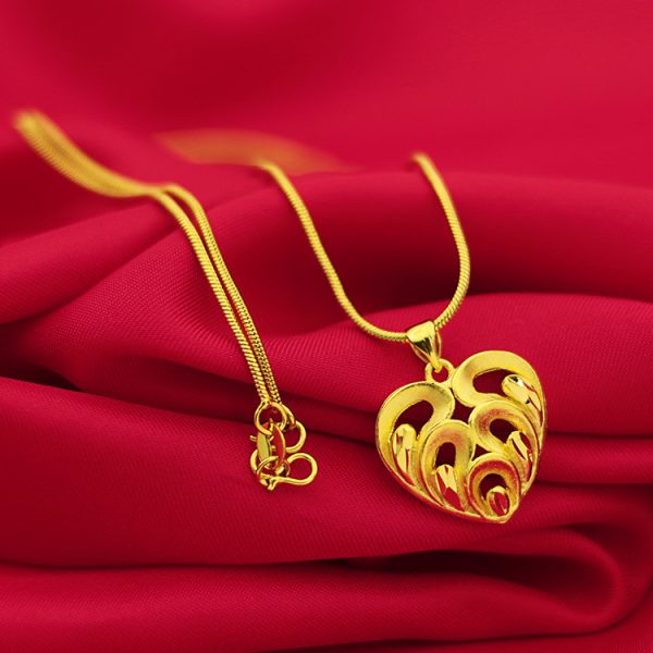 Love Heart Non-fading Craft Love Pendant