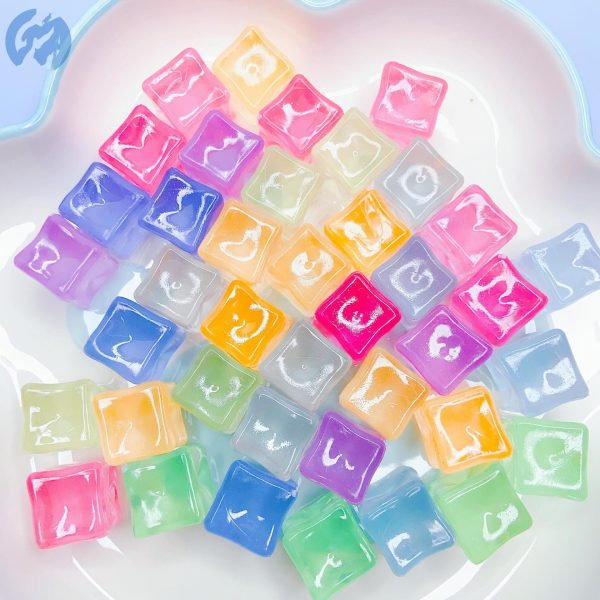 Luminous Square Ice Cube Photo Props