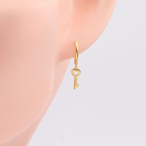 Women's Fashion Creative Key Earrings