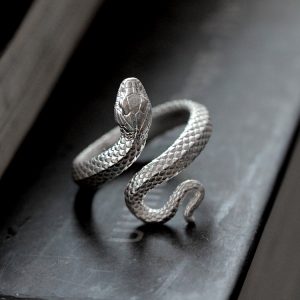 Snake Ring Twelve Zodiac Snake Handmade Men