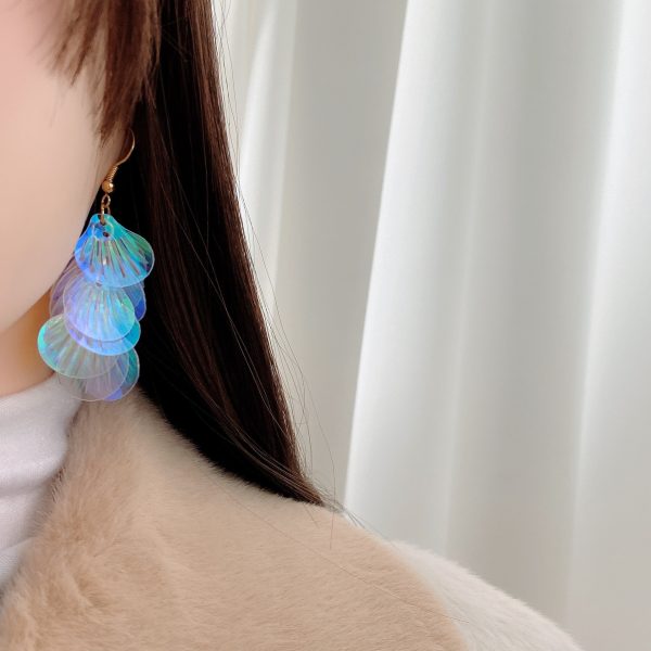 Women's Laser Sequined Earrings Tassel