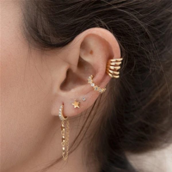 Long Chain Tassel XINGX Eardrops Graceful And Fashionable