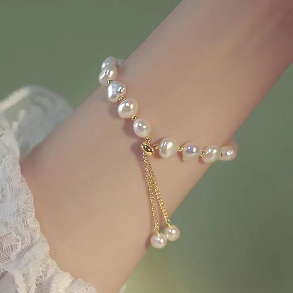 Women's Special-shaped Bead Bracelet Pull-out Special-interest Design High-grade All-matching