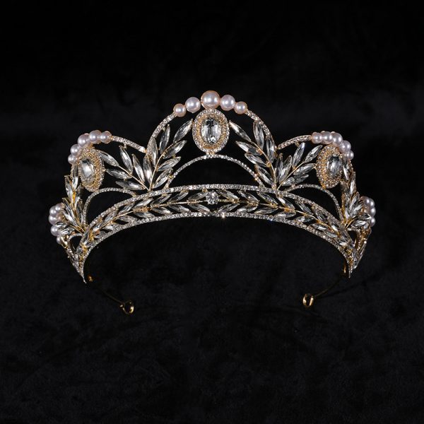 Alloy Electroplate Crowns Korean Style