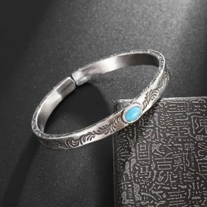 Male And Female Personality Fashion Vintage Engraving Bracelet