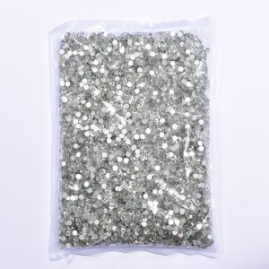 Manicure Jewelry Glass Crystal Flat Bottom Rhinestone