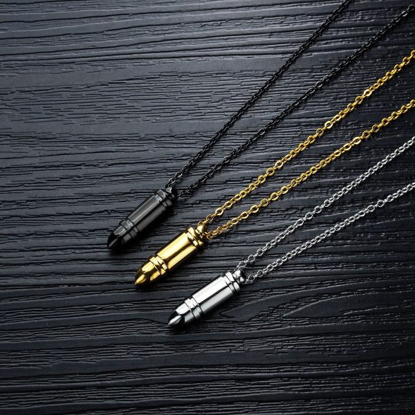 Men's Stainless Steel Pendant Necklace