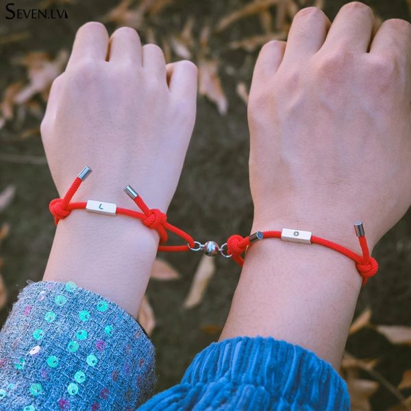 Alloy Sun And Moon Couple Bracelet Pair