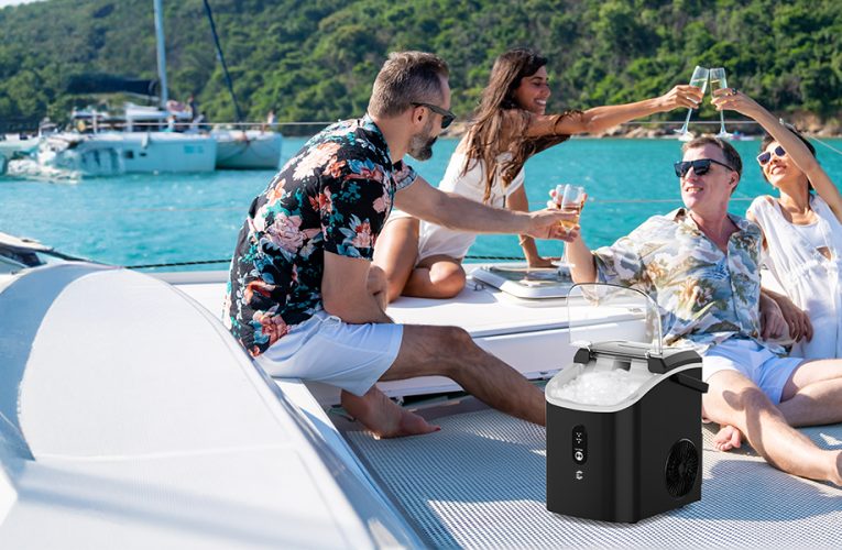 The Ultimate Portable Countertop Ice Maker: 9 Ice Cubes in 6 Minutes, 10K+ Units Sold in One Month!